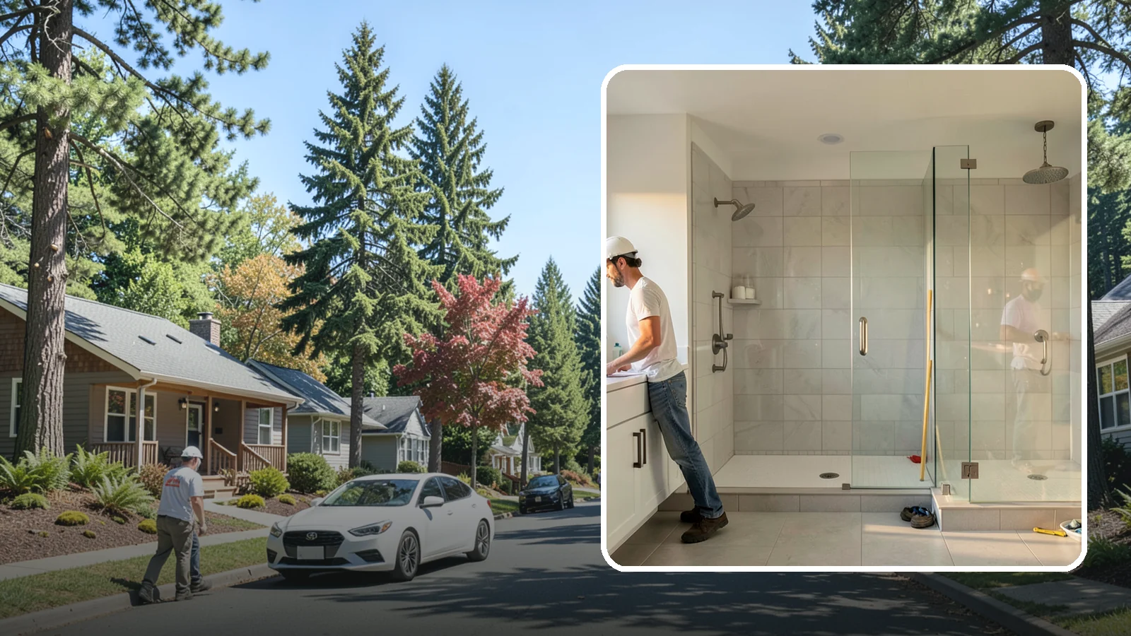 Shower Conversion in Orting, Pierce County, WA - A shower conversion transforms an existing enclosure into a configuration that better fits your needs.