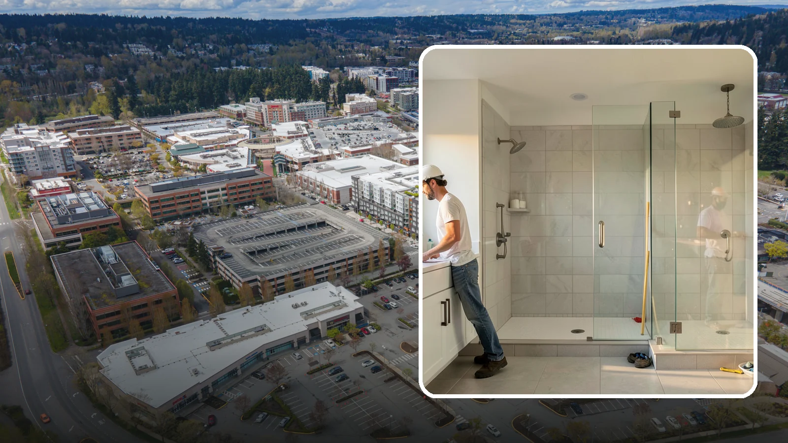Shower Conversion in Redmond, King County, WA - A shower conversion transforms an existing enclosure into a configuration that better fits your needs.