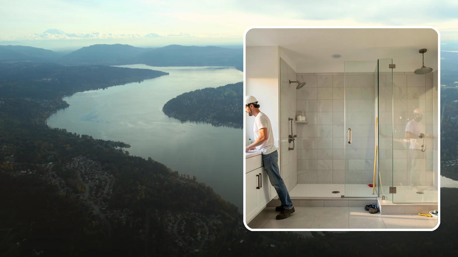 Shower Conversion in Sammamish, King County, WA - A shower conversion transforms an existing enclosure into a configuration that better fits your needs.