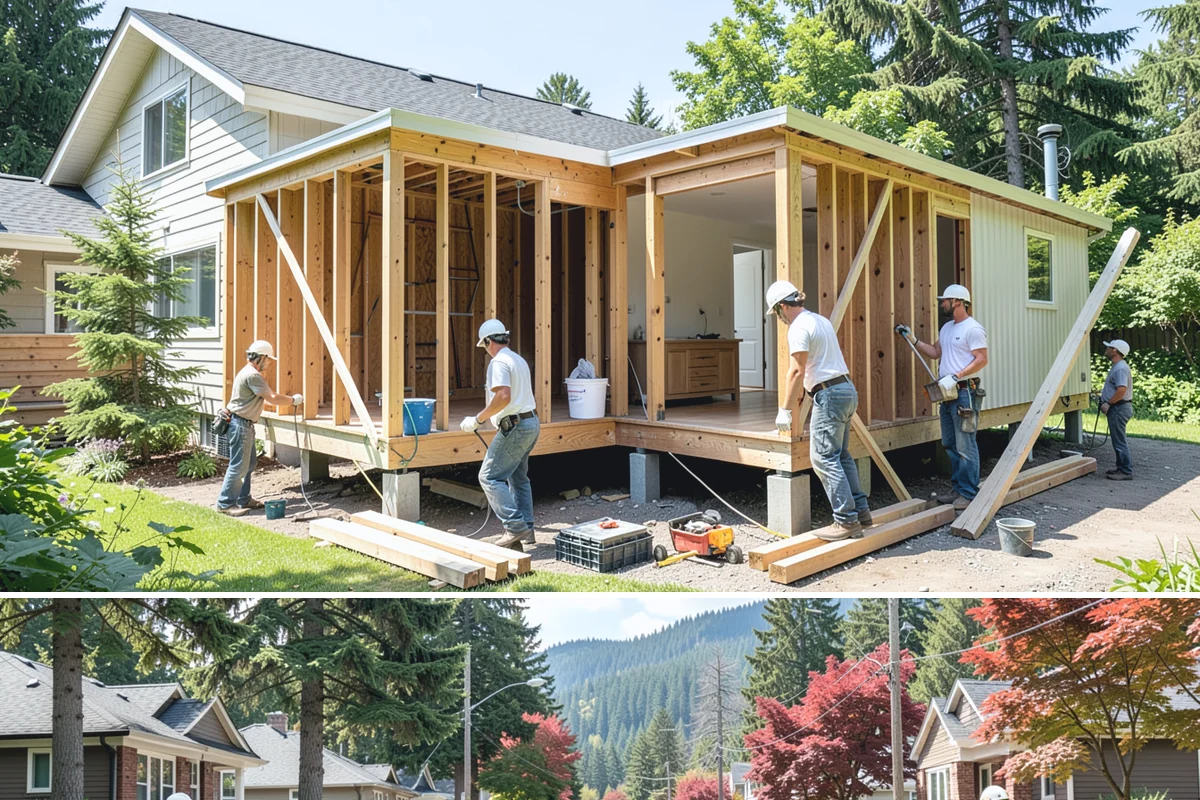 Shower Door Installation in Hunts Point, King County, WA - Glass doors are typically installed near the end of a remodel and can be scheduled comfortably in any season.