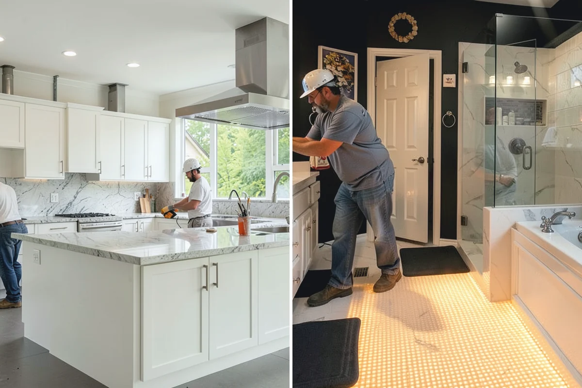 Shower Door Installation in Redmond, King County, WA - Measure the opening after tile is set