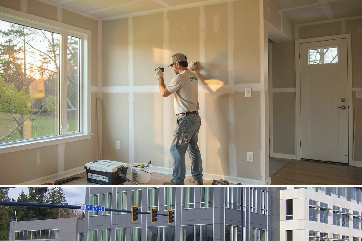 Shower Door Installation in Shoreline, King County, WA - Glass doors are typically installed near the end of a remodel and can be scheduled comfortably in any season.
