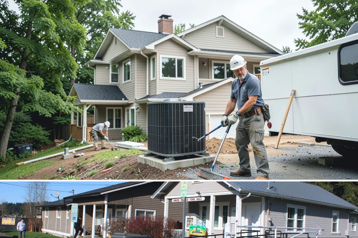 Shower Door Installation in South Prairie, Pierce County, WA - Glass doors are typically installed near the end of a remodel and can be scheduled comfortably in any season.