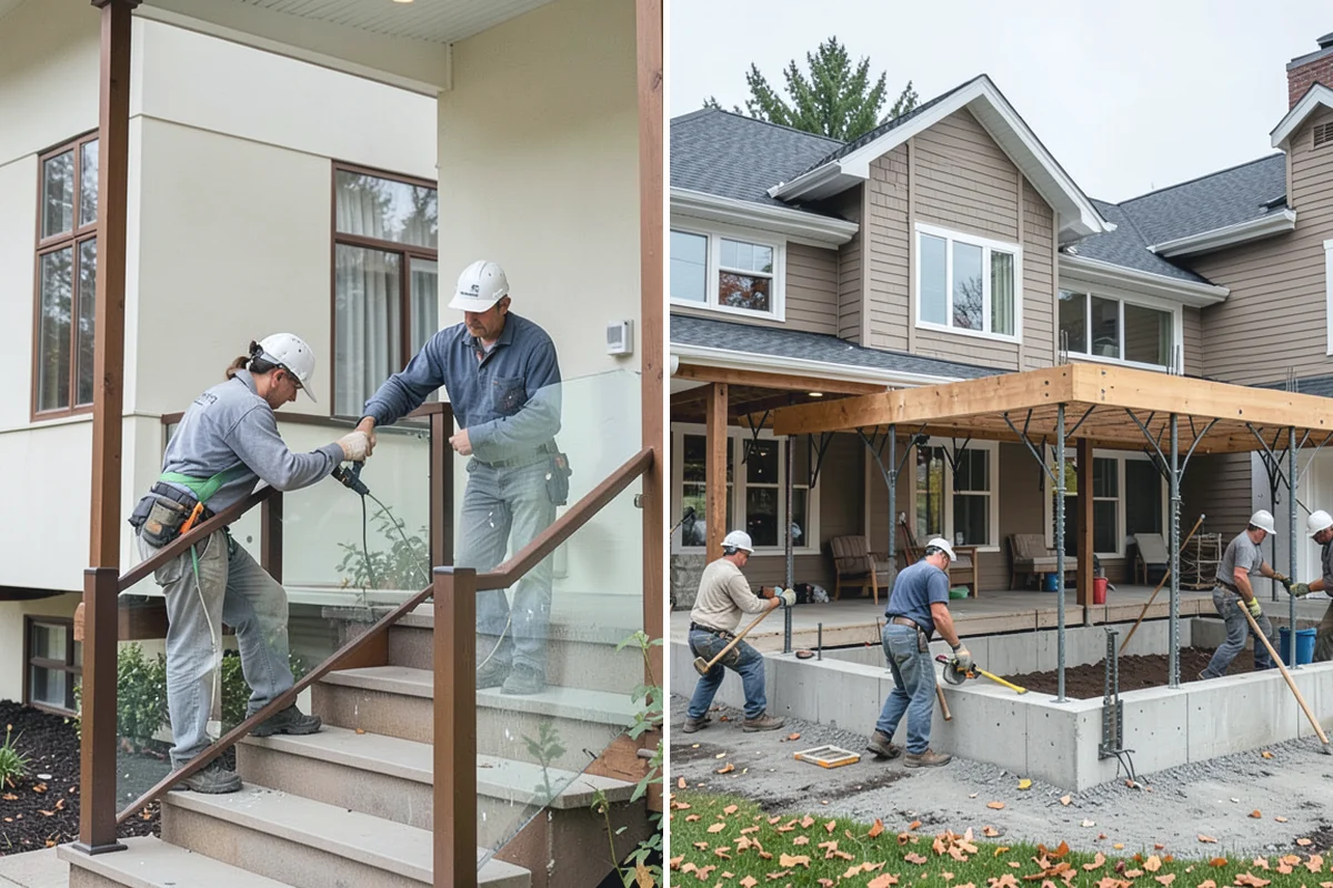 Shower Door Installation in Woodinville, King County, WA - Measure the opening after tile is set