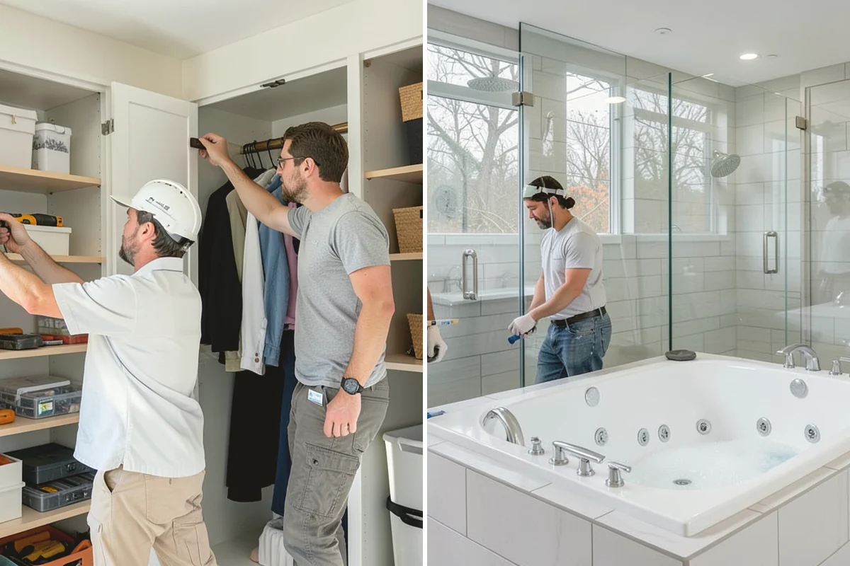 Shower Door Installation in Yarrow Point, King County, WA - Measure the opening after tile is set