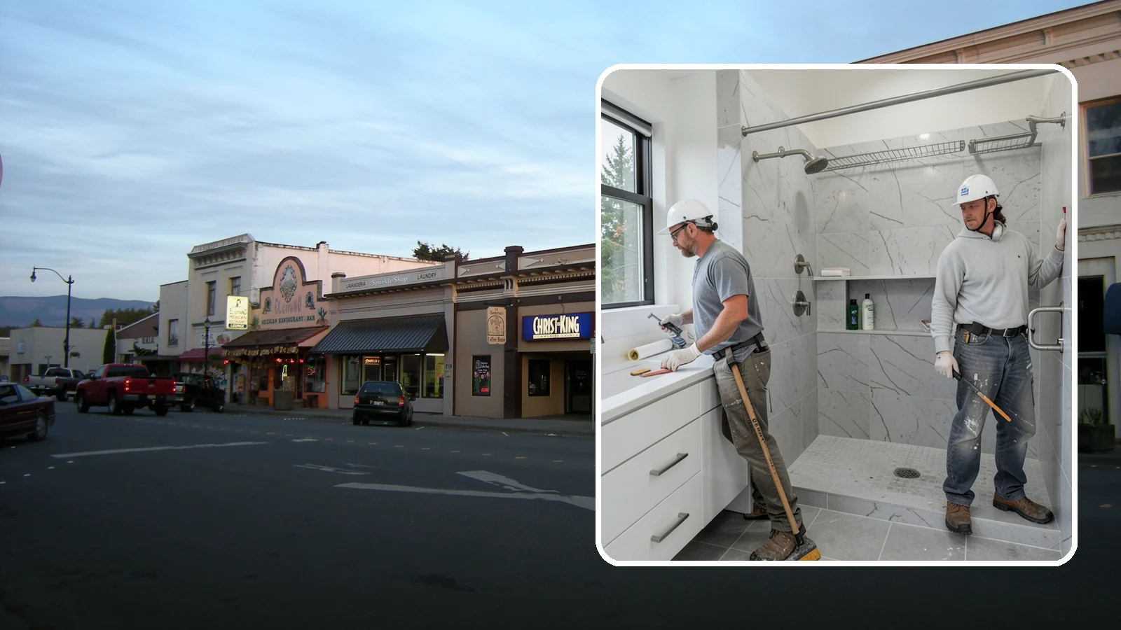 Shower Niche Installation in Burlington, Skagit County, WA - A shower niche installation carves a recessed shelf into the wall for tidy, reachable storage.