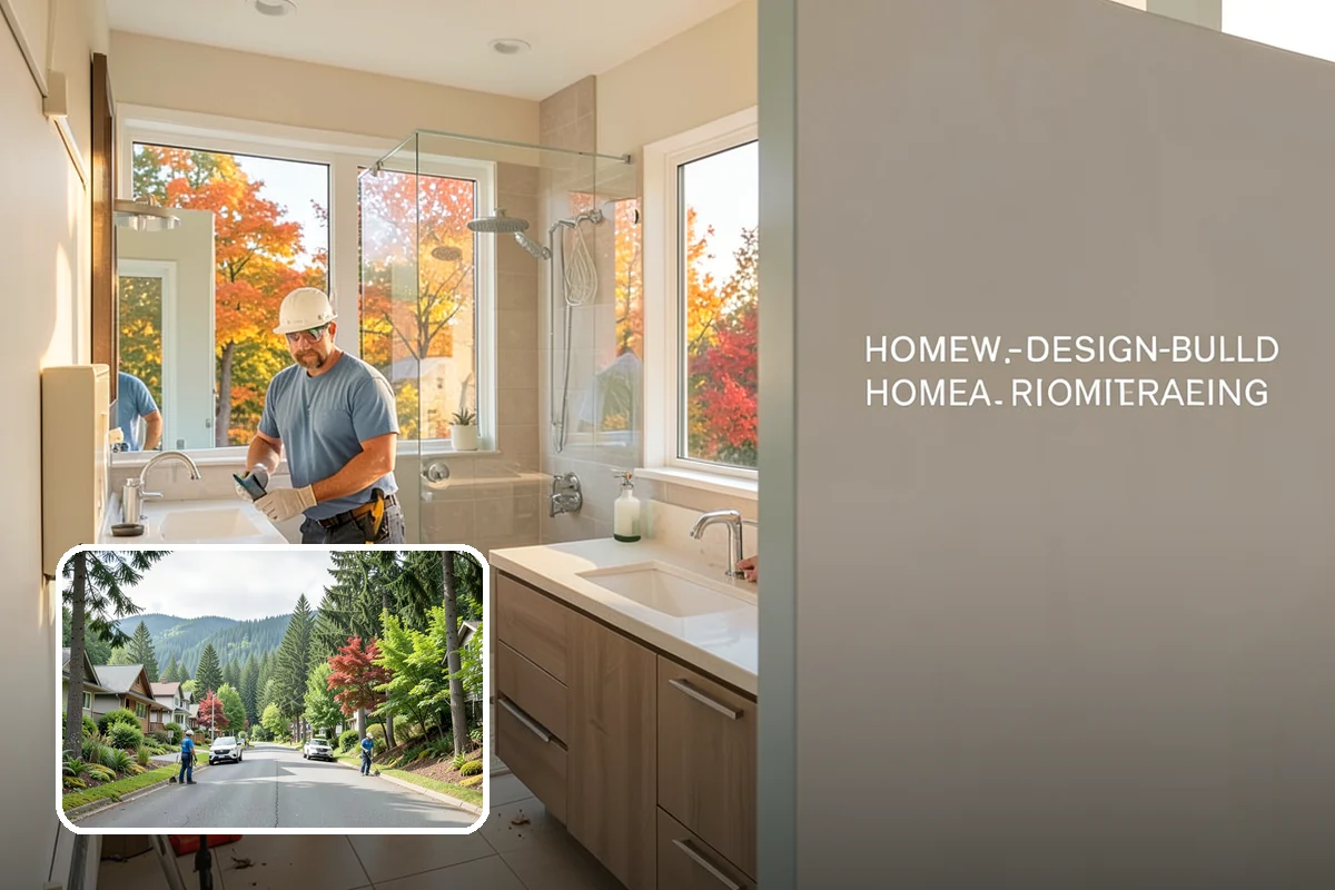 Shower Niche Installation in Darrington, Snohomish County, WA - Keeps toiletries organized and reachable