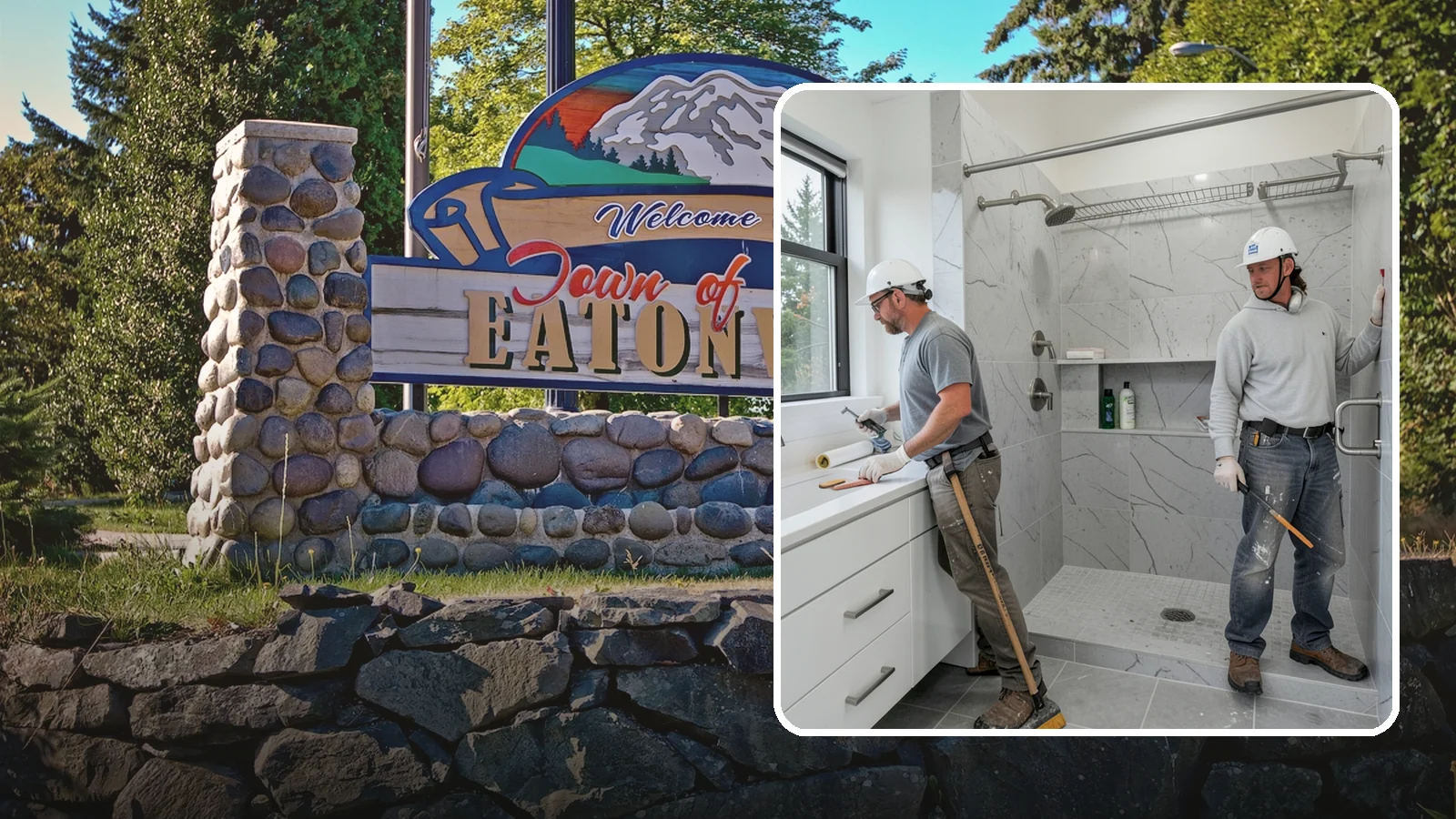 Shower Niche Installation in Eatonville, Pierce County, WA - A shower niche installation carves a recessed shelf into the wall for tidy, reachable storage.