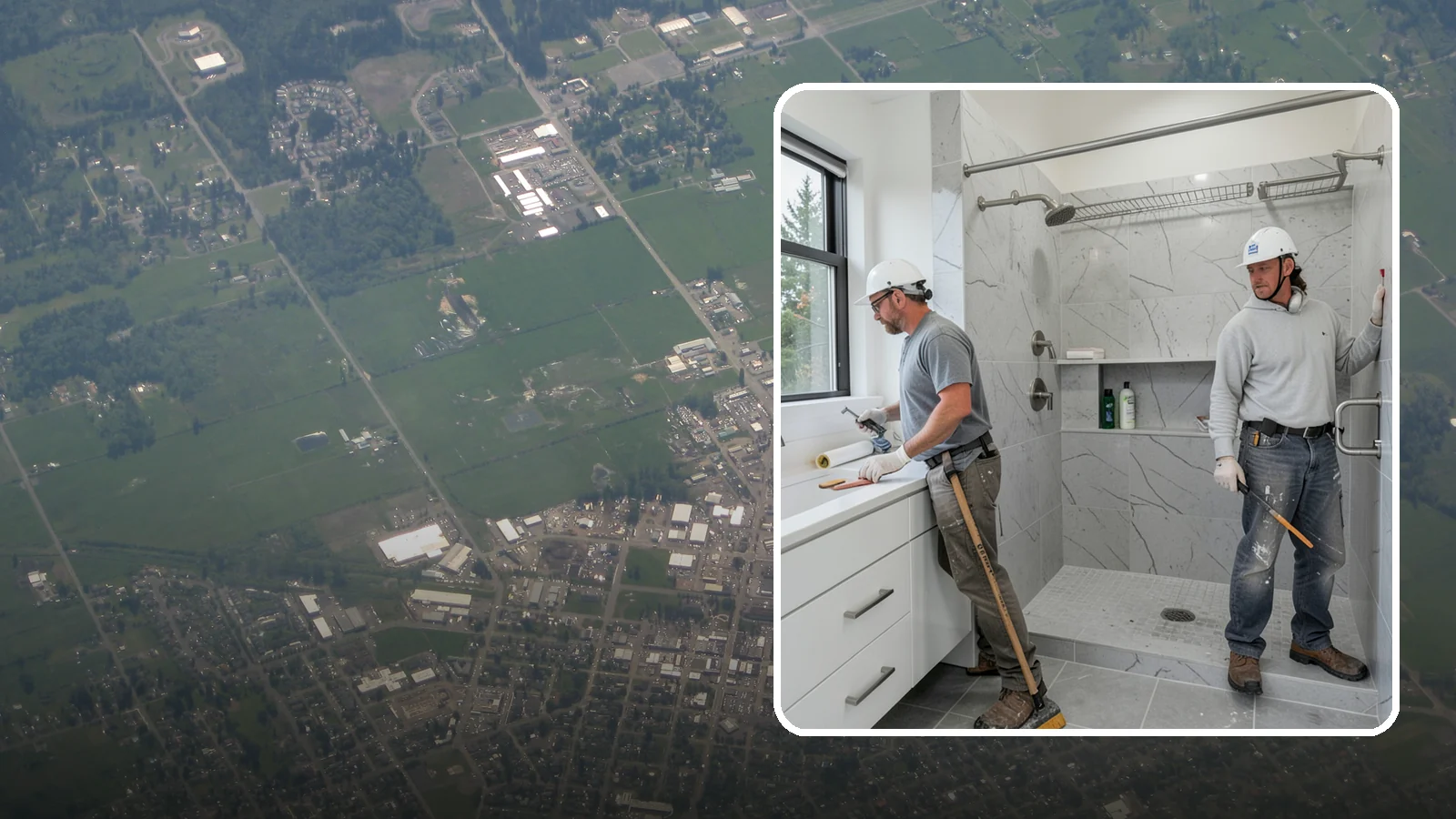 Shower Niche Installation in Enumclaw, King County, WA - A shower niche installation carves a recessed shelf into the wall for tidy, reachable storage.