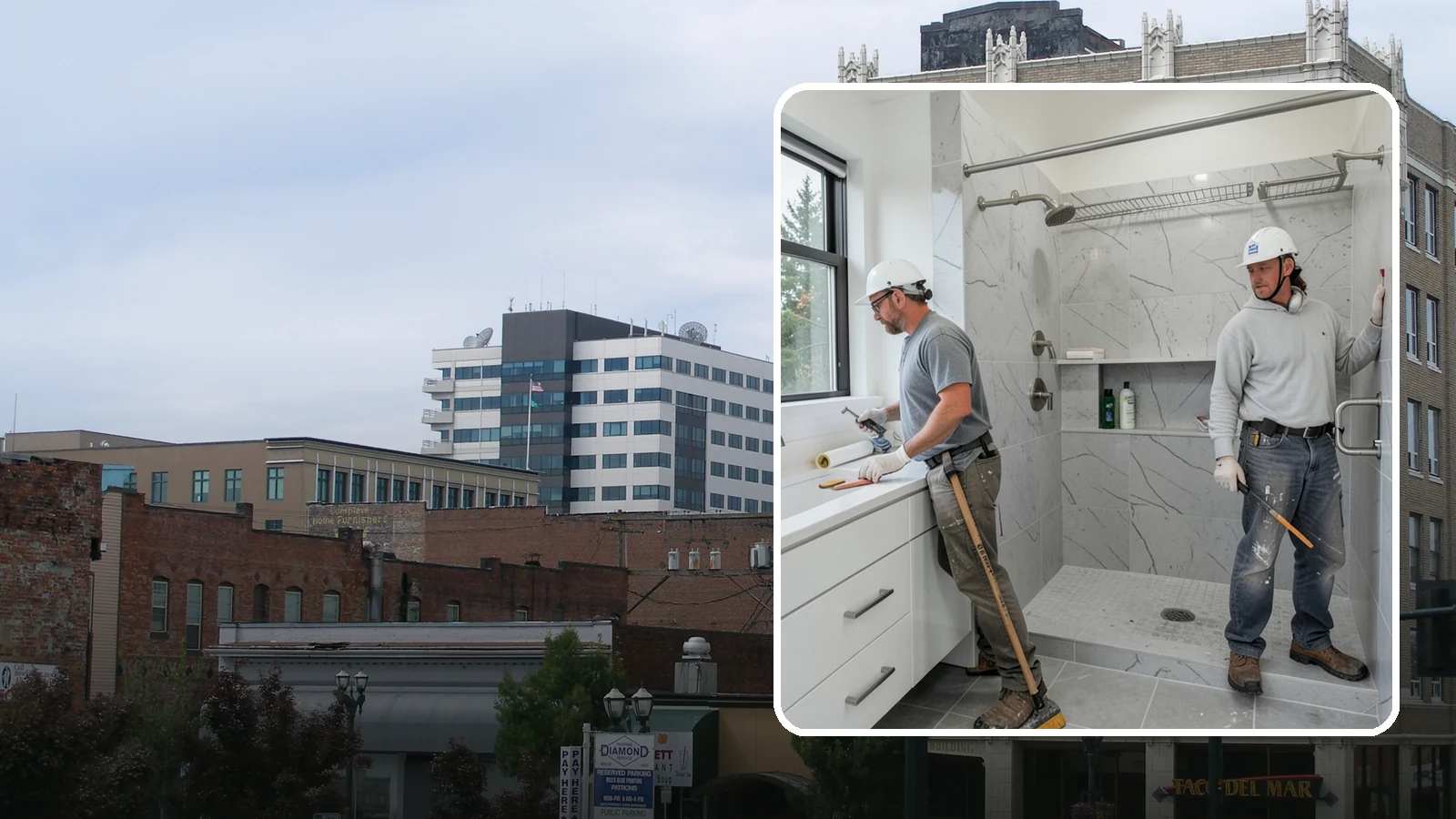 Shower Niche Installation in Everett, Snohomish County, WA - A shower niche installation carves a recessed shelf into the wall for tidy, reachable storage.