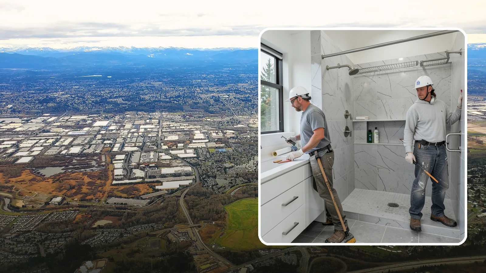 Shower Niche Installation in Kent, King County, WA - A shower niche installation carves a recessed shelf into the wall for tidy, reachable storage.