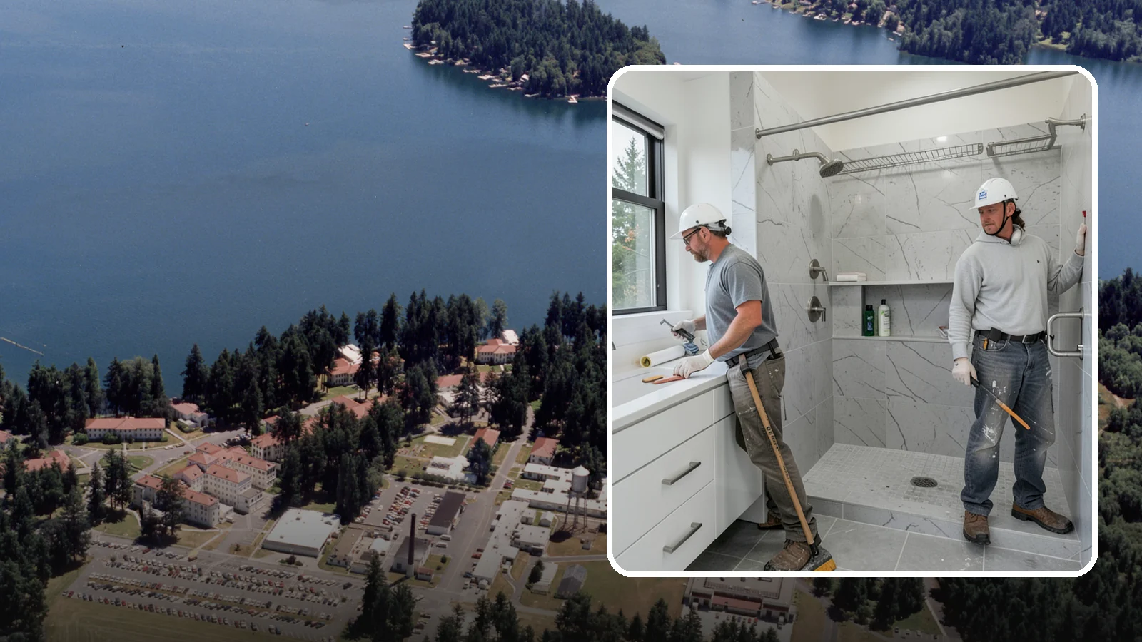 Shower Niche Installation in Lakewood, Pierce County, WA - A shower niche installation carves a recessed shelf into the wall for tidy, reachable storage.