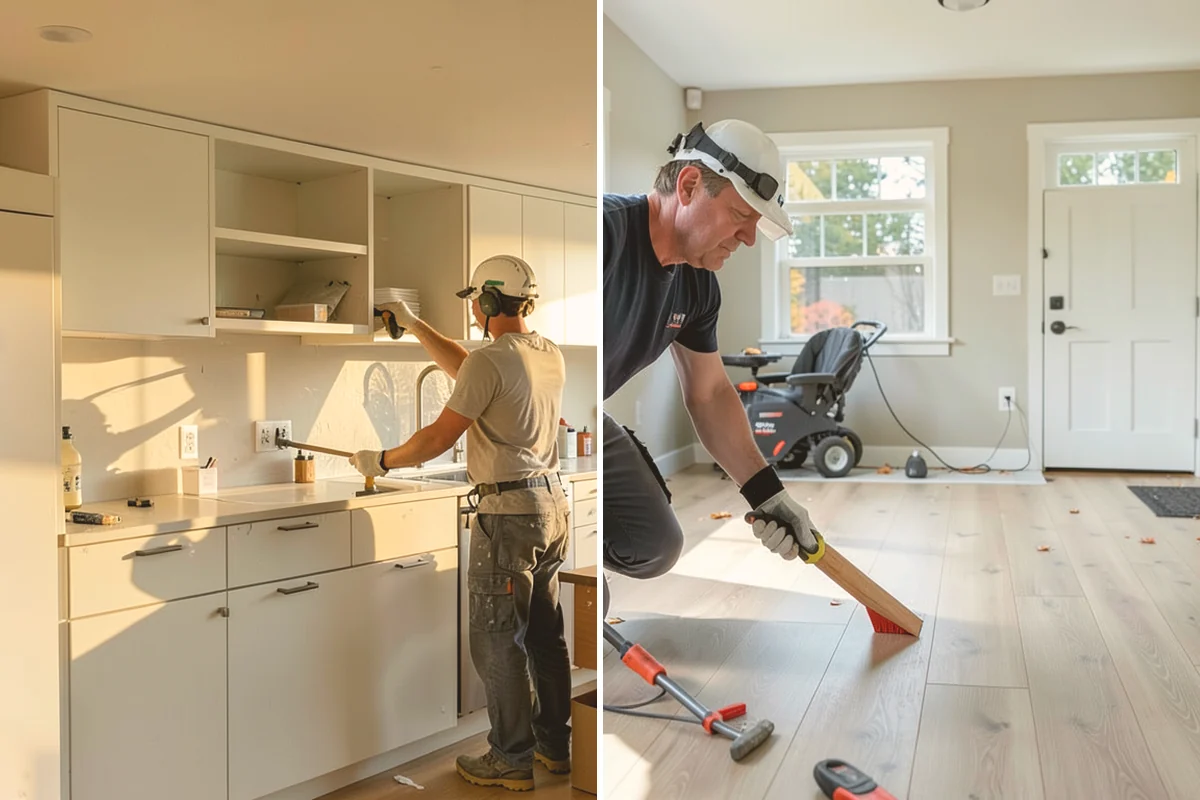 Shower Niche Installation in Lynnwood, Snohomish County, WA - Locate the niche between wall studs