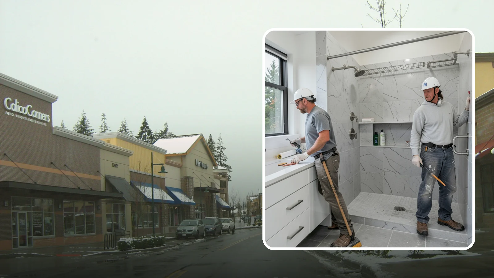 Shower Niche Installation in Mill Creek, Snohomish County, WA - A shower niche installation carves a recessed shelf into the wall for tidy, reachable storage.