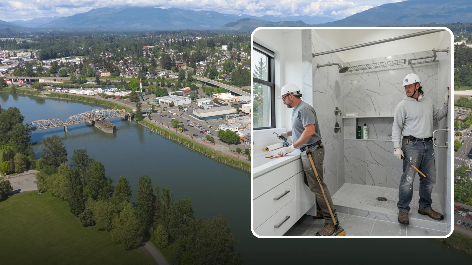 Shower Niche Installation in Mount Vernon, Skagit County, WA - A shower niche installation carves a recessed shelf into the wall for tidy, reachable storage.