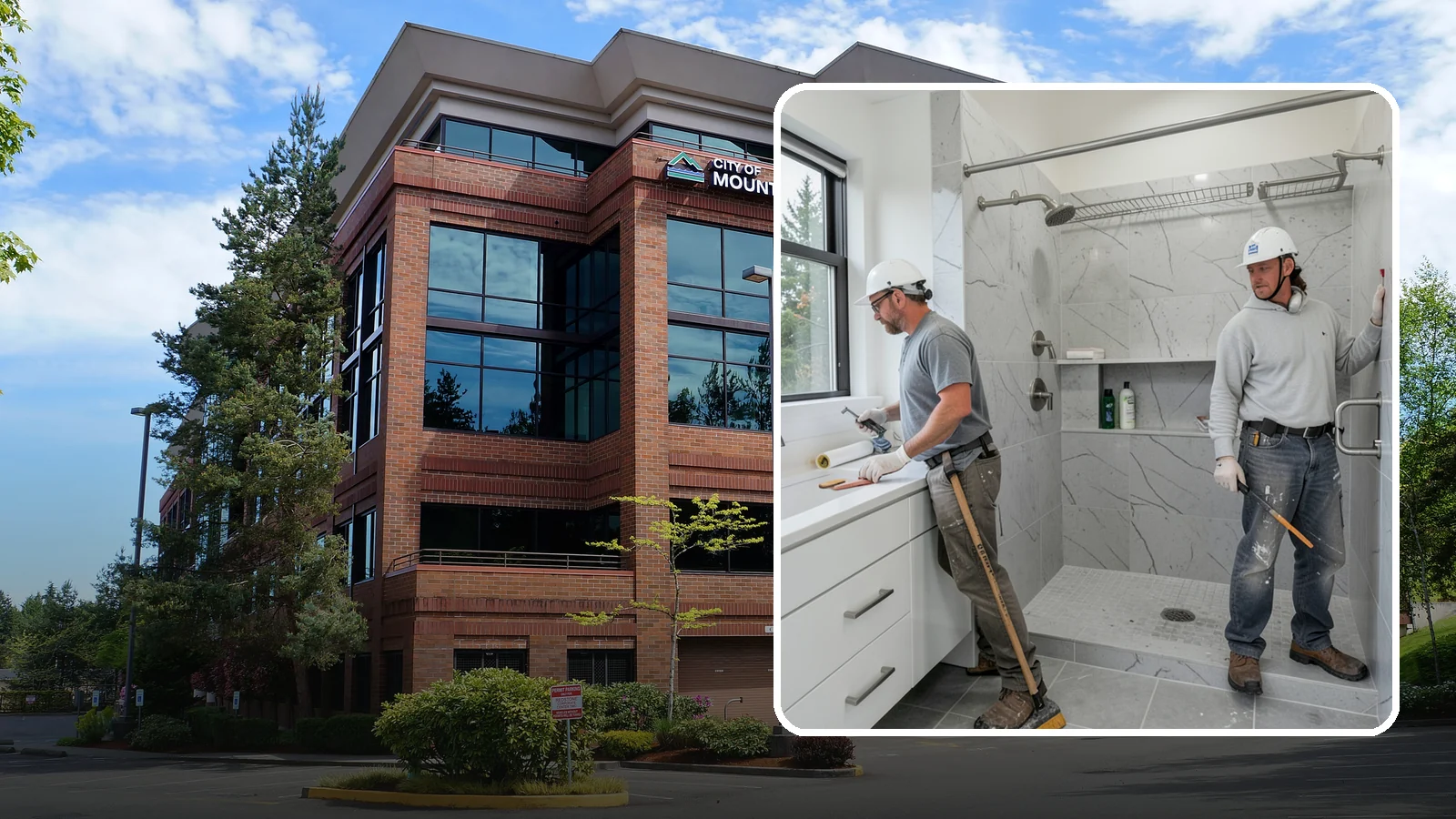 Shower Niche Installation in Mountlake Terrace, Snohomish County, WA - A shower niche installation carves a recessed shelf into the wall for tidy, reachable storage.