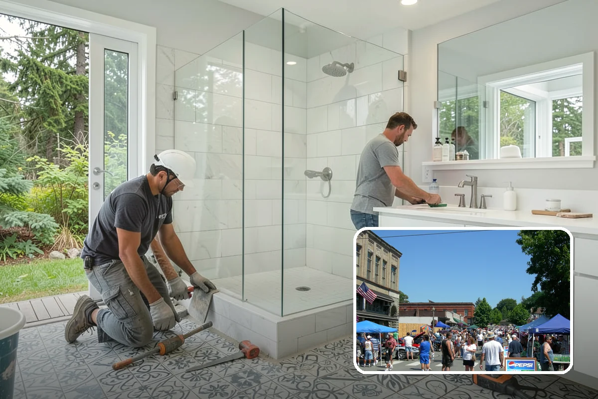 Shower Niche Installation in Snohomish, Snohomish County, WA - Keeps toiletries organized and reachable