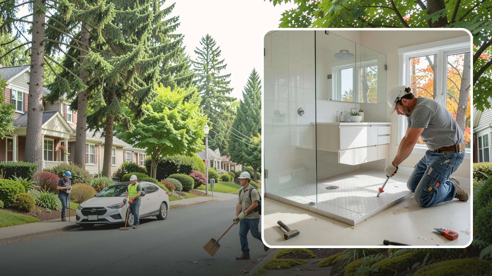 Shower Pan Installation in Beaux Arts Village, King County, WA - A shower pan installation lays a properly sloped, watertight base beneath your shower.