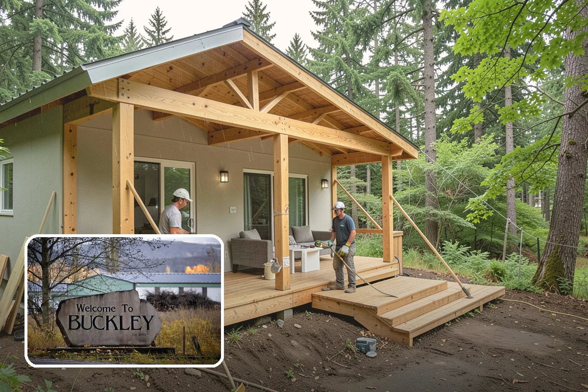 Shower Pan Installation in Buckley, Pierce County, WA - Forms a watertight base for the entire shower