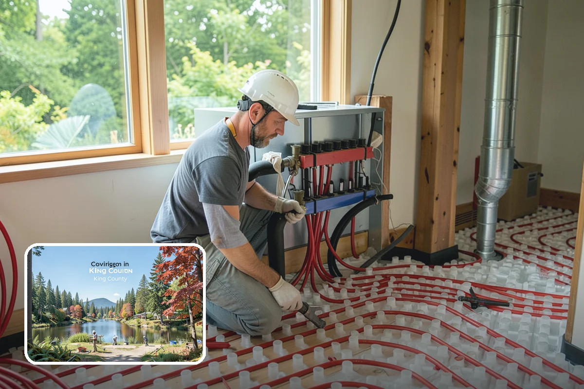 Shower Pan Installation in Covington, King County, WA - Forms a watertight base for the entire shower