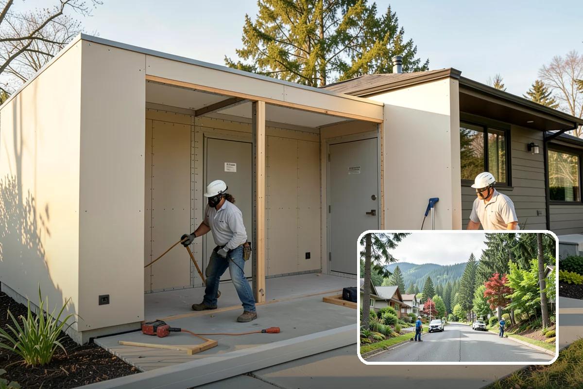 Shower Pan Installation in Darrington, Snohomish County, WA - Forms a watertight base for the entire shower
