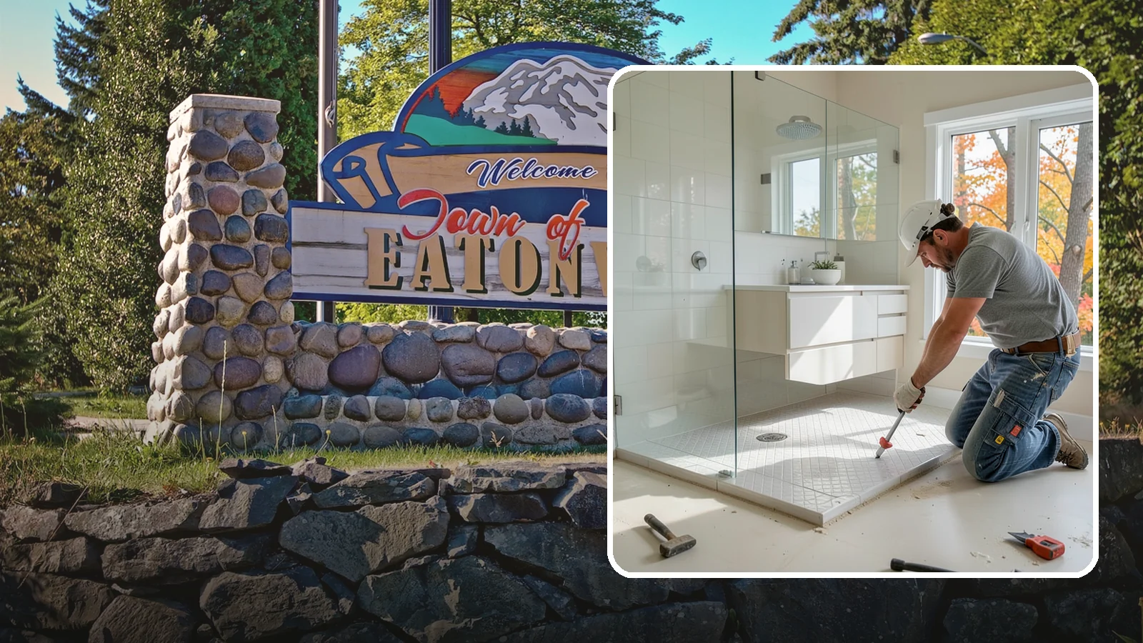Shower Pan Installation in Eatonville, Pierce County, WA - A shower pan installation lays a properly sloped, watertight base beneath your shower.