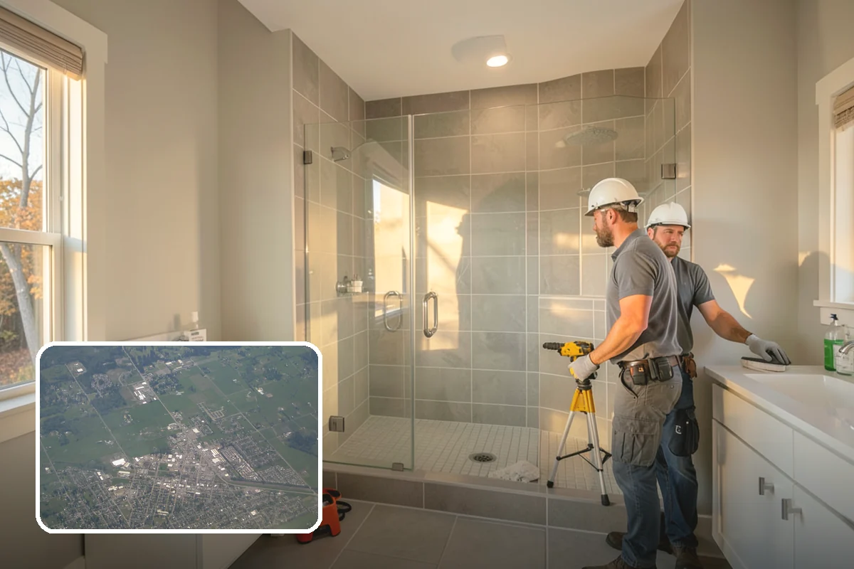 Shower Pan Installation in Enumclaw, King County, WA - Forms a watertight base for the entire shower