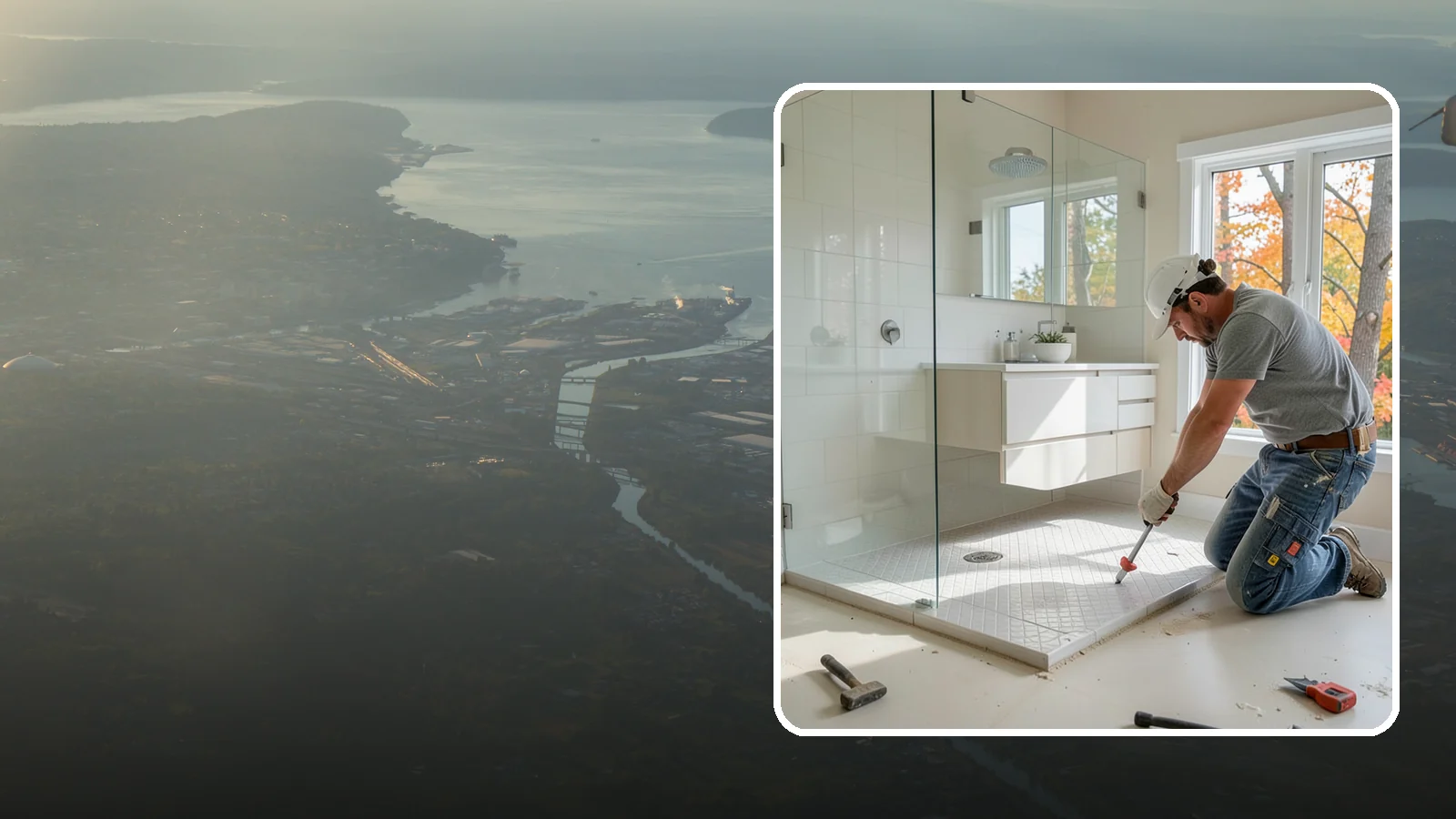 Shower Pan Installation in Fife, Pierce County, WA - A shower pan installation lays a properly sloped, watertight base beneath your shower.