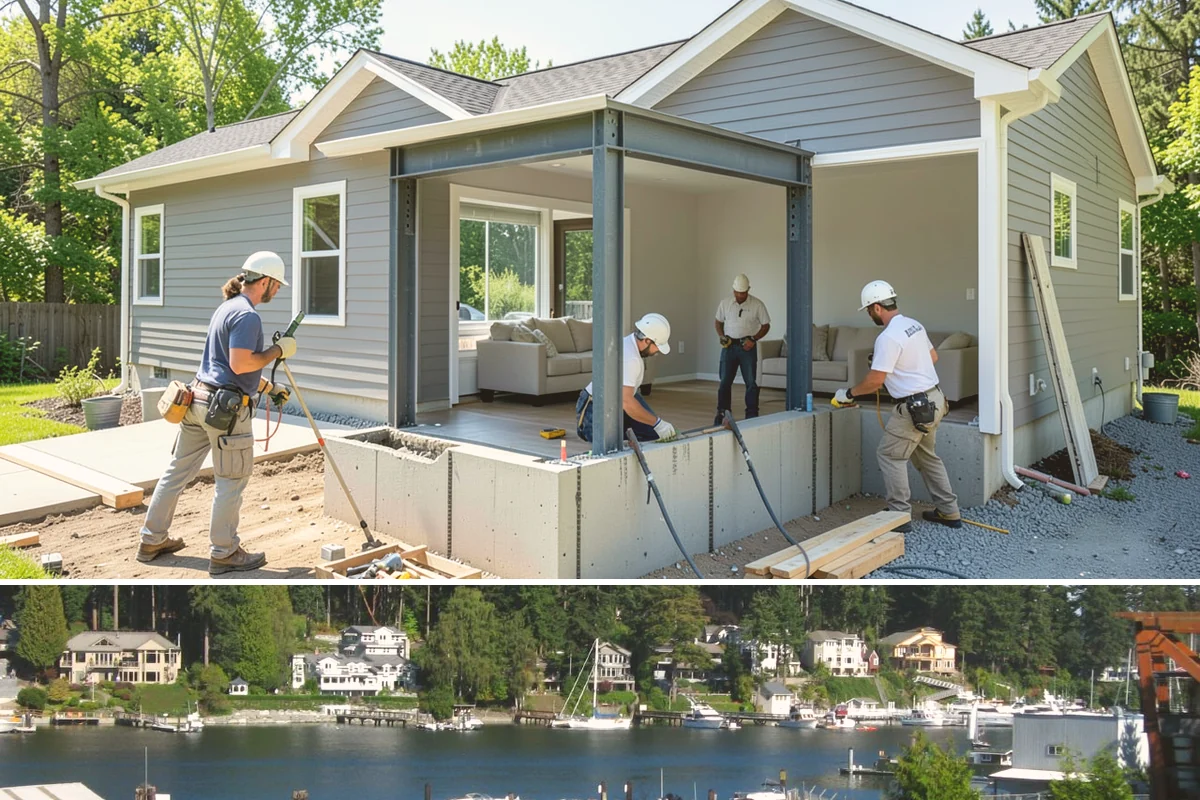Shower Pan Installation in Gig Harbor, Pierce County, WA - Pan installation can proceed year-round, though pairing it with a winter shower rebuild keeps the whole project on one efficient...