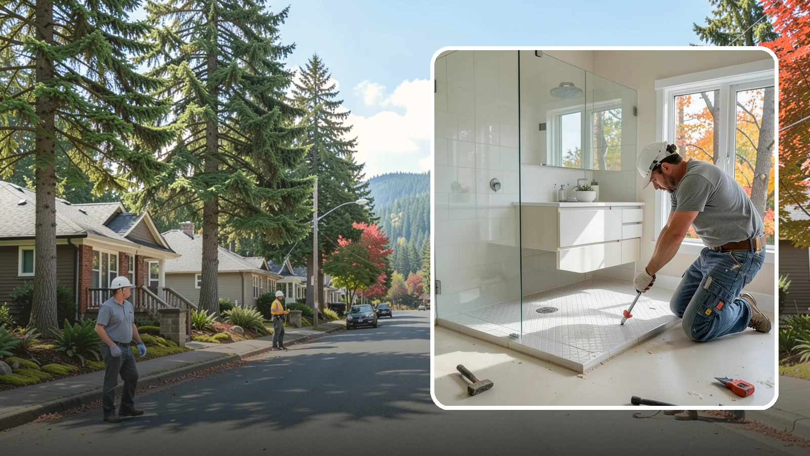 Shower Pan Installation in Hunts Point, King County, WA - A shower pan installation lays a properly sloped, watertight base beneath your shower.