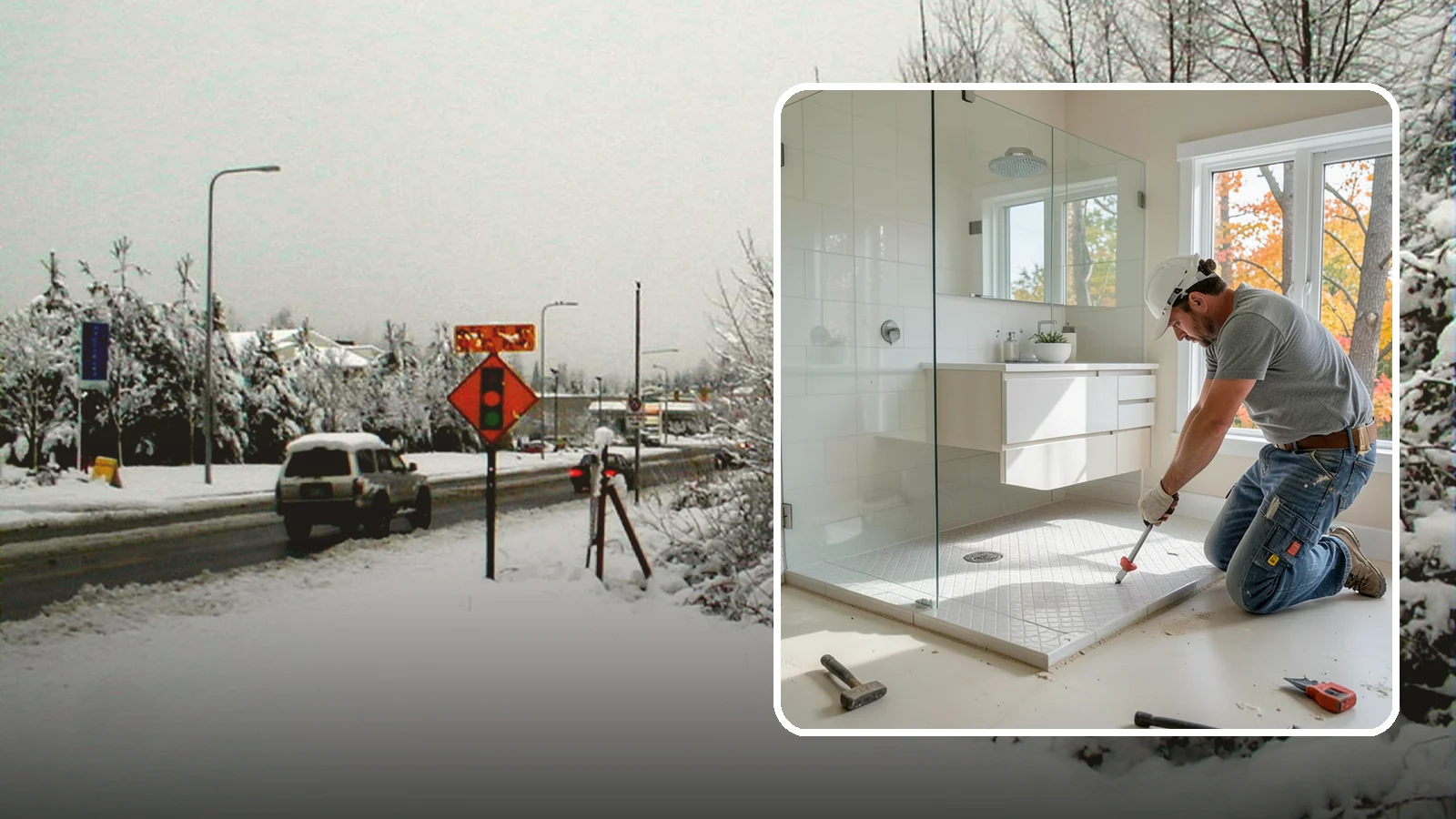 Shower Pan Installation in Newcastle, King County, WA - A shower pan installation lays a properly sloped, watertight base beneath your shower.