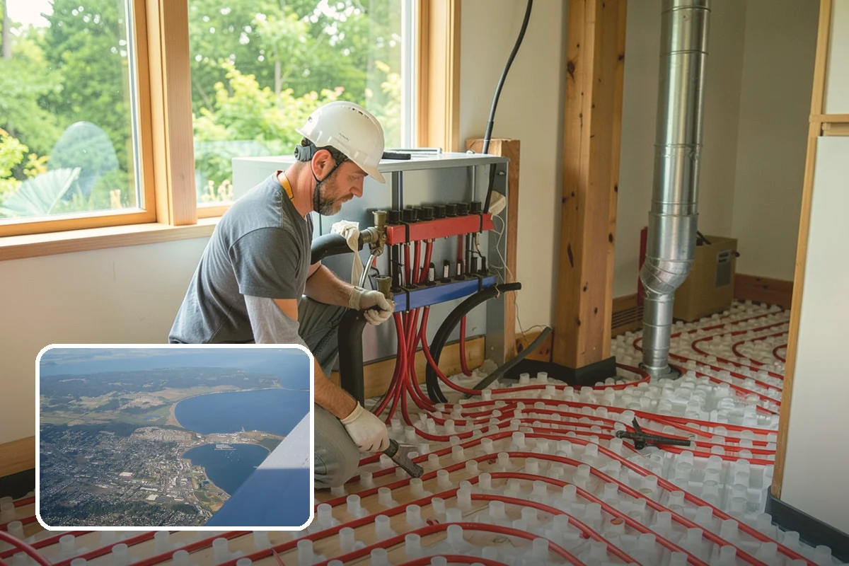 Shower Pan Installation in Oak Harbor, Island County, WA - Forms a watertight base for the entire shower