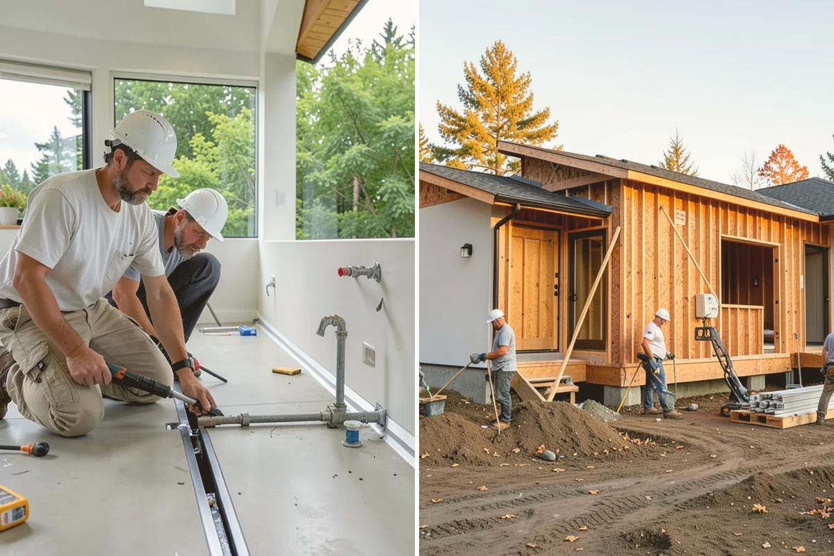 Shower Pan Installation in Sammamish, King County, WA - Remove old base and inspect the subfloor