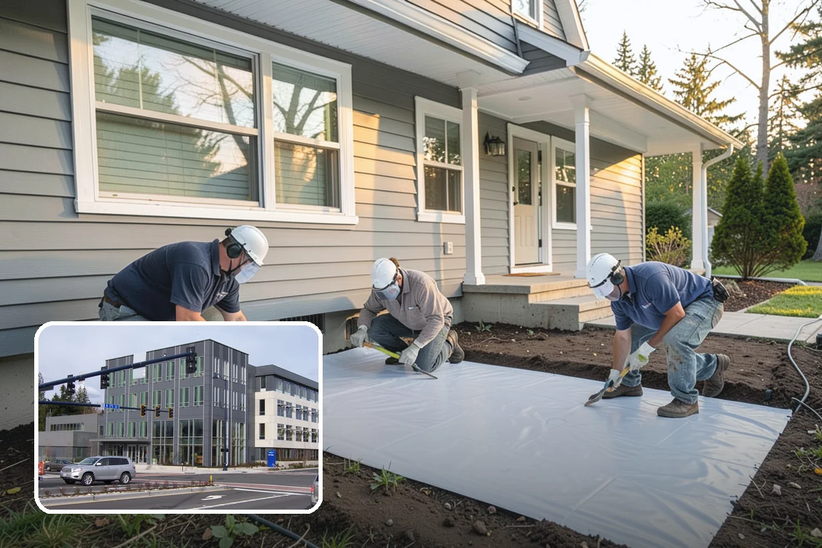 Shower Pan Installation in Shoreline, King County, WA - Forms a watertight base for the entire shower