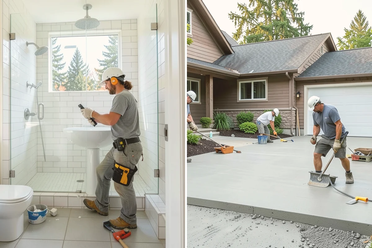 Shower Pan Installation in Snohomish, Snohomish County, WA - Remove old base and inspect the subfloor