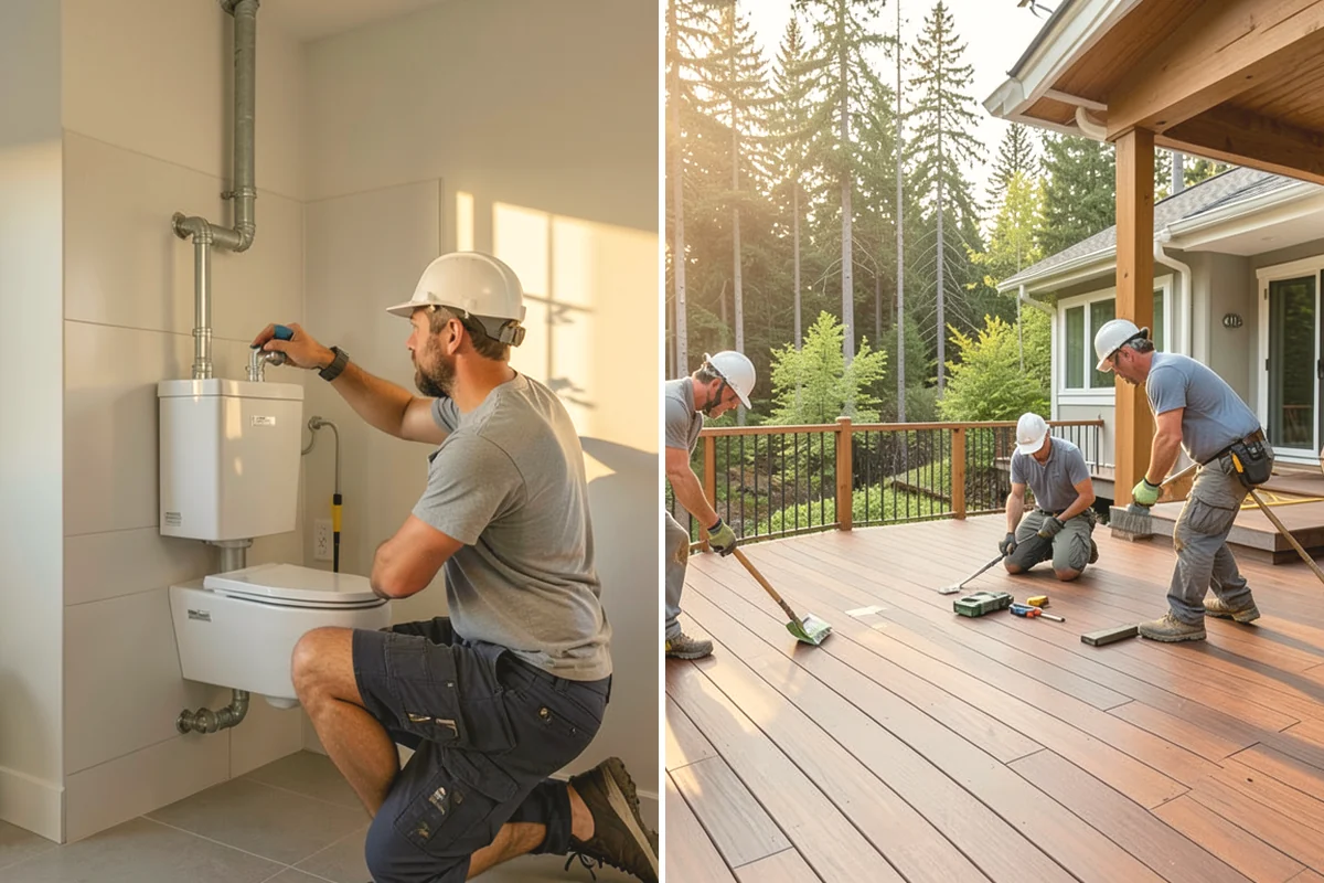 Shower Pan Installation in Steilacoom, Pierce County, WA - Remove old base and inspect the subfloor