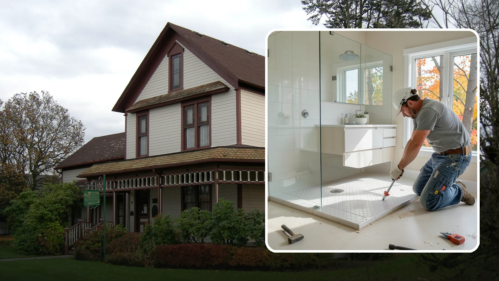 Shower Pan Installation in Sumner, Pierce County, WA - A shower pan installation lays a properly sloped, watertight base beneath your shower.