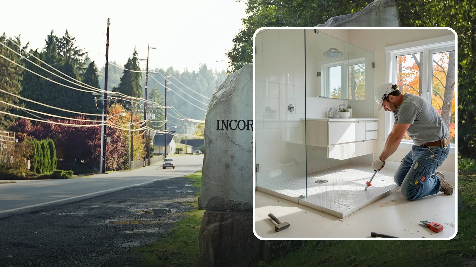 Shower Pan Installation in Wilkeson, Pierce County, WA - A shower pan installation lays a properly sloped, watertight base beneath your shower.