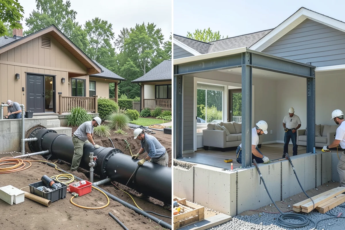 Shower Pan Installation in Wilkeson, Pierce County, WA - Remove old base and inspect the subfloor