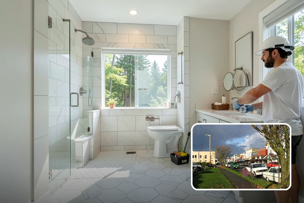 Shower Remodeling in Arlington, Snohomish County, WA - Eliminates leaks that damage floors and walls