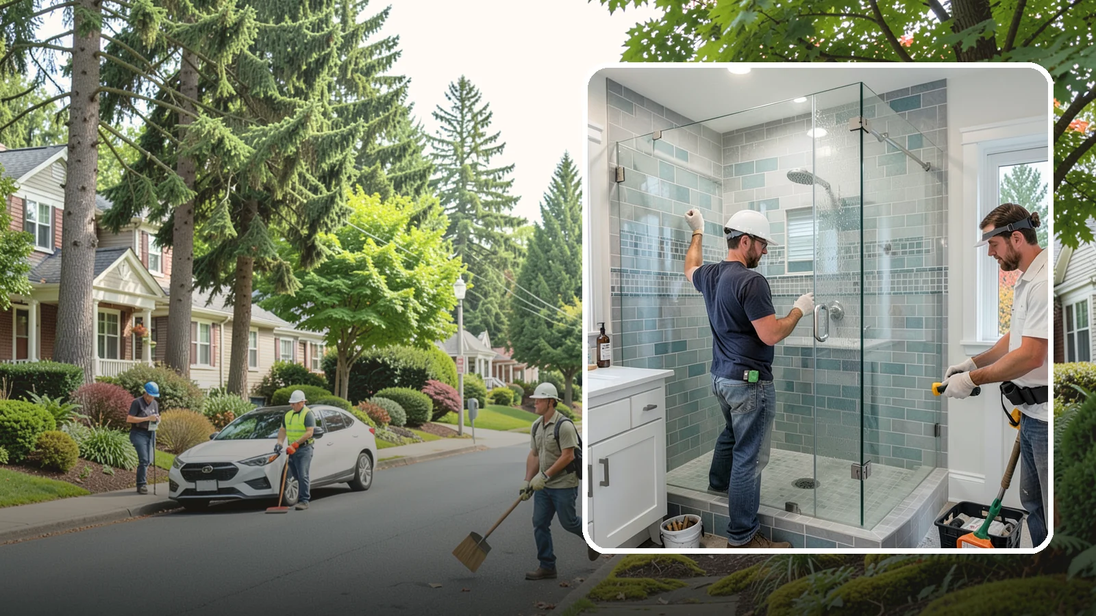 Shower Remodeling in Beaux Arts Village, King County, WA - Shower remodeling replaces a dated or leaking enclosure with a durable, waterproof upgrade.