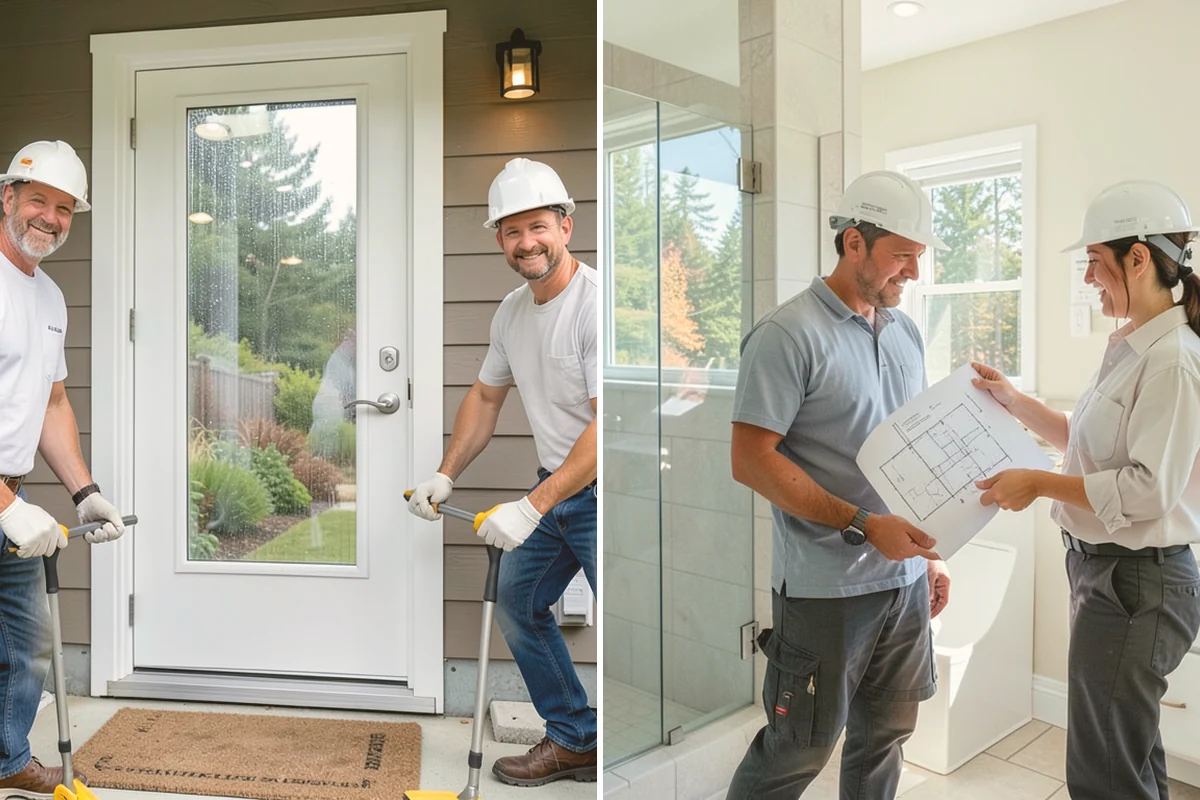 Shower Remodeling in Brier, Snohomish County, WA - Remove the old shower down to the studs