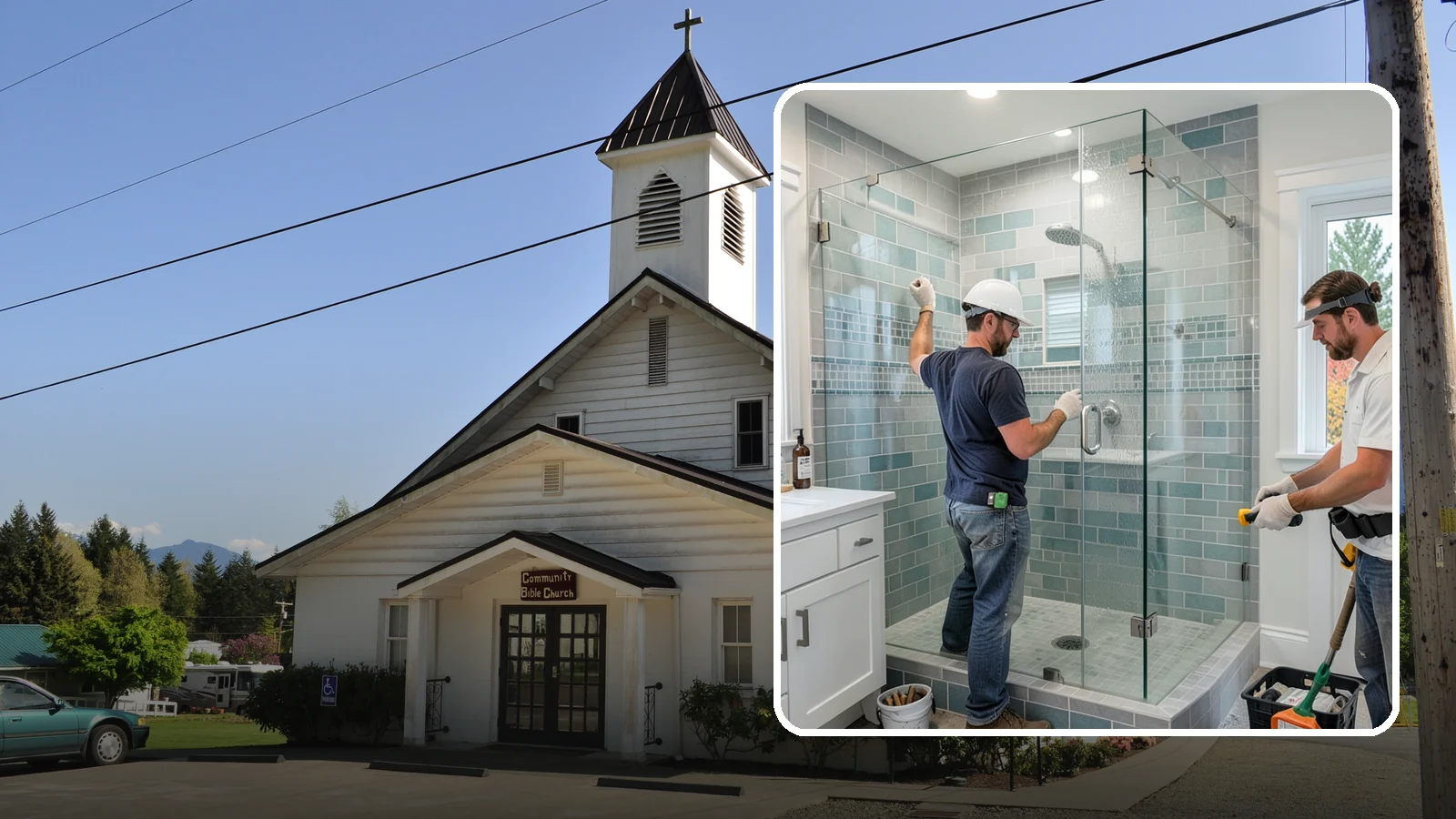 Shower Remodeling in Concrete, Skagit County, WA - Shower remodeling replaces a dated or leaking enclosure with a durable, waterproof upgrade.