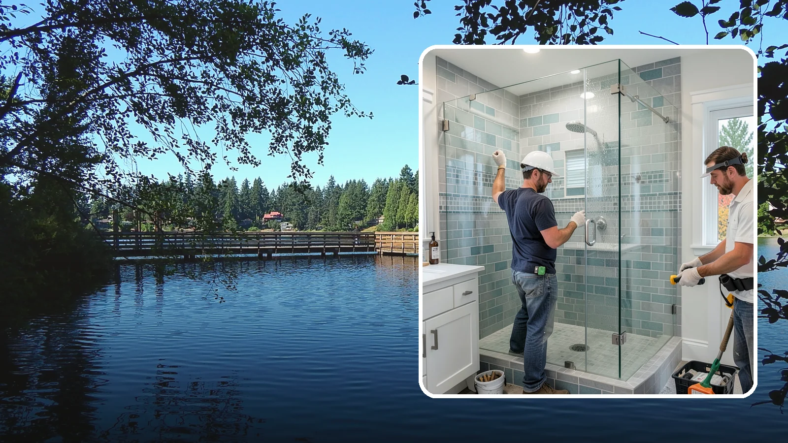Shower Remodeling in Federal Way, King County, WA - Shower remodeling replaces a dated or leaking enclosure with a durable, waterproof upgrade.