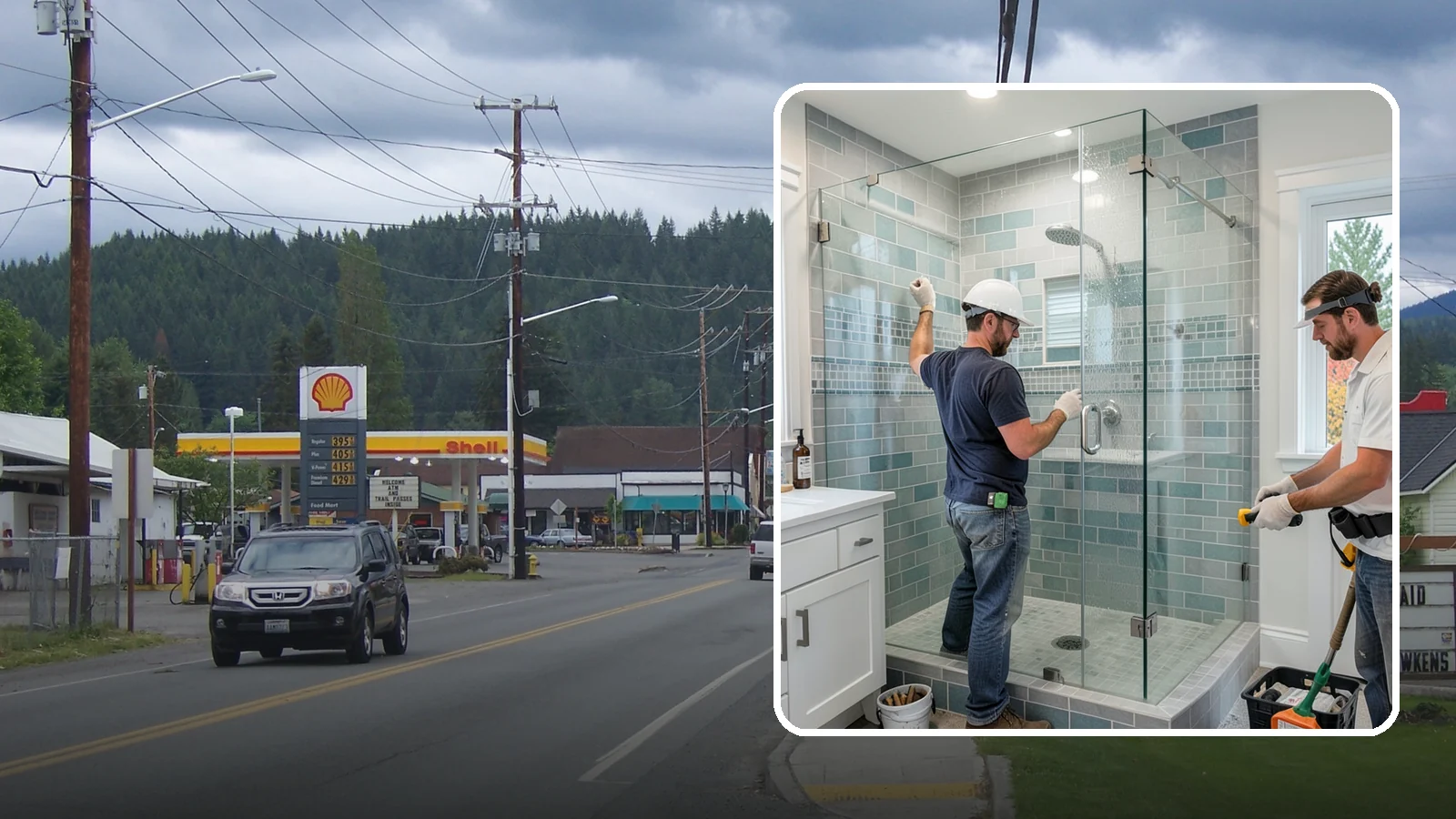 Shower Remodeling in Granite Falls, Snohomish County, WA - Shower remodeling replaces a dated or leaking enclosure with a durable, waterproof upgrade.