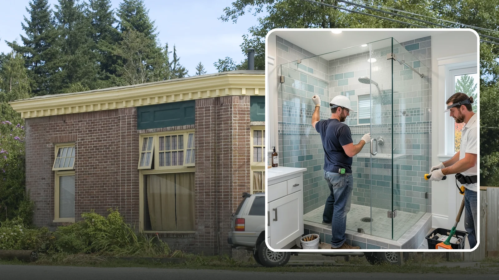 Shower Remodeling in Hamilton, Skagit County, WA - Shower remodeling replaces a dated or leaking enclosure with a durable, waterproof upgrade.