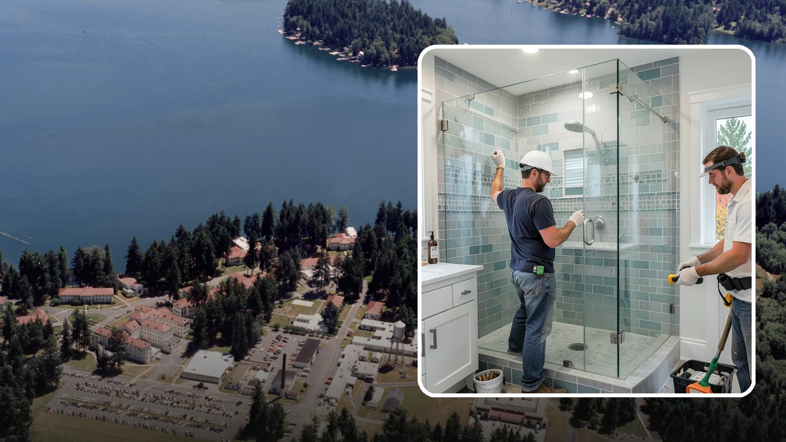 Shower Remodeling in Lakewood, Pierce County, WA - Shower remodeling replaces a dated or leaking enclosure with a durable, waterproof upgrade.