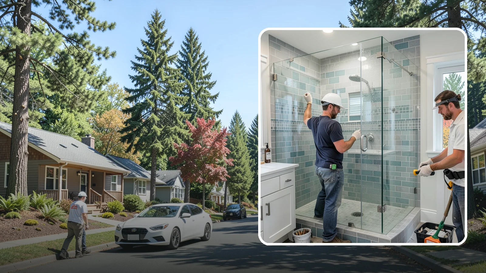Shower Remodeling in Orting, Pierce County, WA - Shower remodeling replaces a dated or leaking enclosure with a durable, waterproof upgrade.
