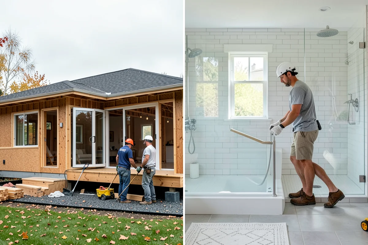 Shower Remodeling in Sedro-Woolley, Skagit County, WA - Remove the old shower down to the studs