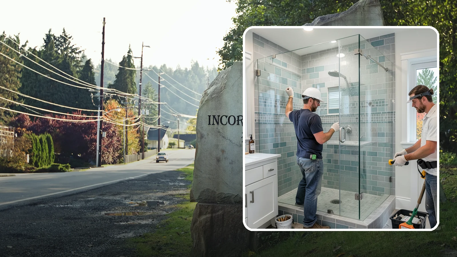 Shower Remodeling in Wilkeson, Pierce County, WA - Shower remodeling replaces a dated or leaking enclosure with a durable, waterproof upgrade.
